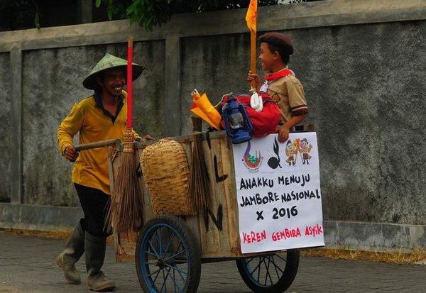 “BREBES MILI”, lihat anak petugas kebersihan ikut JAMBORE NASIONAL